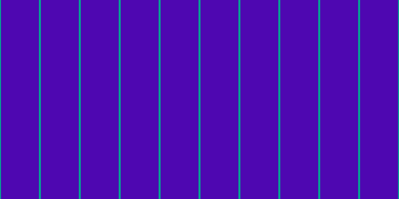 #4e07b1, #04a393 vertical lines, four pixels wide, seventy-six pixels apart