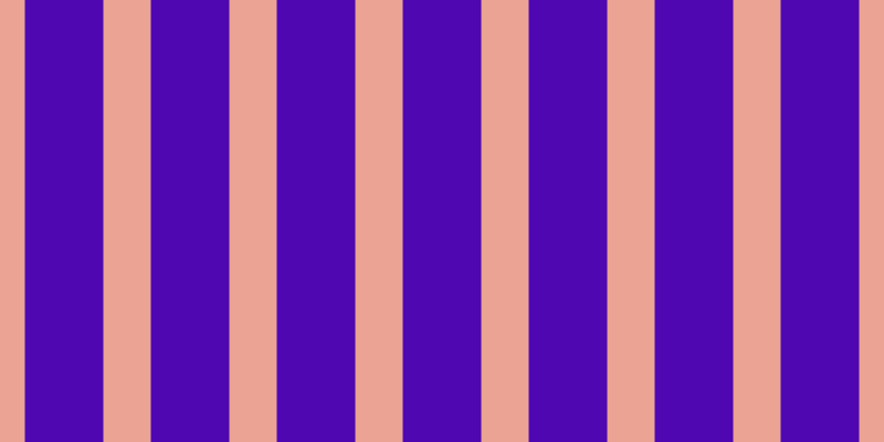 #4e07b1, #eba393 vertical lines, forty-three pixels wide, seventy-one pixels apart
