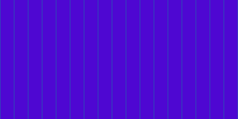 #4e07d2, #04a393 vertical lines, one pixels wide, forty-six pixels apart