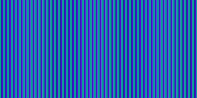 #4e07d2, #04a393 vertical lines, nine pixels wide, seven pixels apart