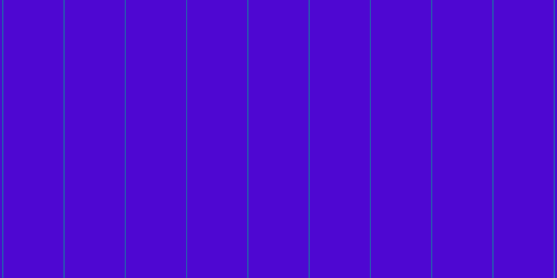 #4e07d2, #04a393 vertical lines, one pixels wide, eighty-seven pixels apart