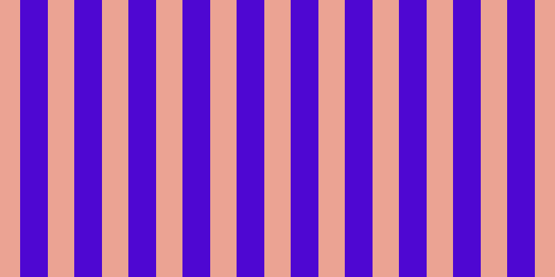 #4e07d2, #eba393 vertical lines, thirty-eight pixels wide, forty pixels apart