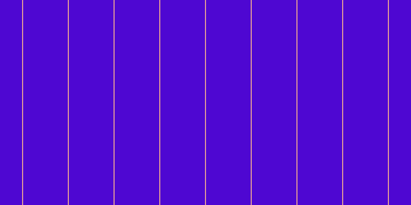 #4e07d2, #eba393 vertical lines, two pixels wide, eighty-seven pixels apart