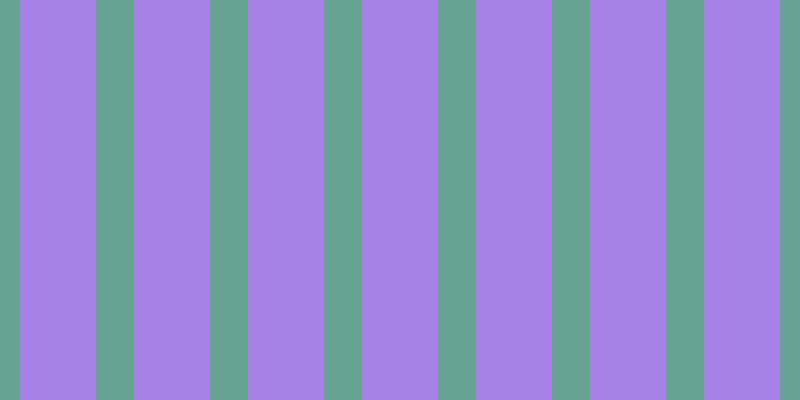 #4e07d2 (50%), #67a393 vertical lines, thirty-eight pixels wide, seventy-six pixels apart