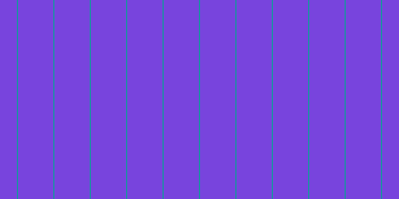 #4e07d2 (75%), #04a393 vertical lines, two pixels wide, seventy-one pixels apart