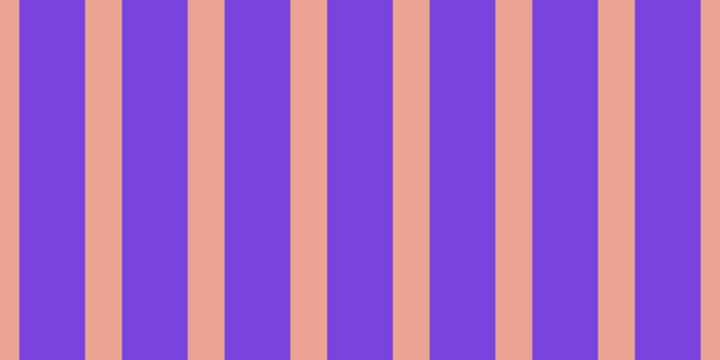 #4e07d2 (75%), #eba393 vertical lines, forty-one pixels wide, seventy-three pixels apart