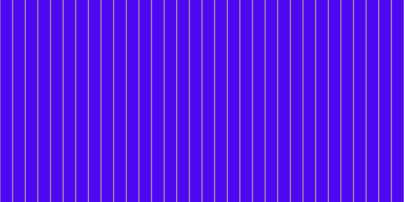 #4e07f3, #caa393 vertical lines, two pixels wide, twenty-three pixels apart