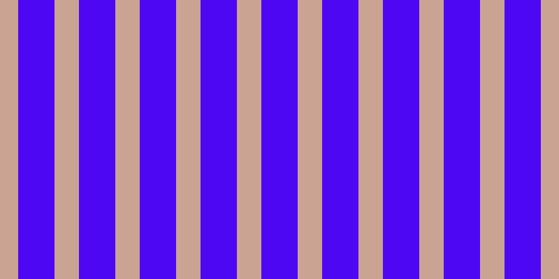 #4e07f3, #caa393 vertical lines, thirty-five pixels wide, fifty-two pixels apart