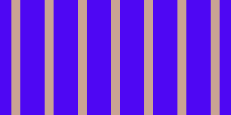 #4e07f3, #caa393 vertical lines, thirty-one pixels wide, eighty-four pixels apart