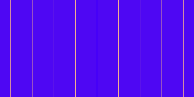 #4e07f3, #eba393 vertical lines, two pixels wide, eighty-seven pixels apart