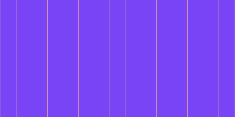 #4e07f3 (75%), #eba393 vertical lines, one pixels wide, fifty-two pixels apart