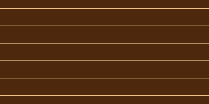 #4e280c, #fcd393 horizontal lines, two pixels wide, sixty-five pixels apart