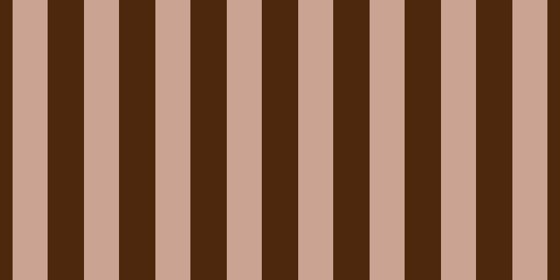 #4e280c, #caa393 vertical lines, fifty pixels wide, fifty-two pixels apart