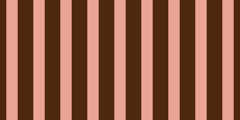 #4e280c, #eba393 vertical lines, thirty-eight pixels wide, fifty-two pixels apart
