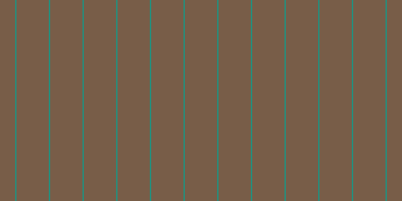 #4e280c (75%), #04a393 vertical lines, two pixels wide, sixty-five pixels apart