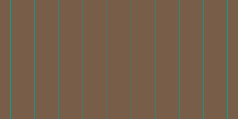 #4e280c (75%), #04a393 vertical lines, two pixels wide, seventy-nine pixels apart