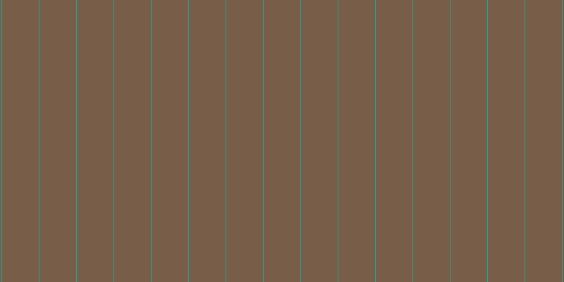 #4e280c (75%), #25a393 vertical lines, one pixels wide, fifty-two pixels apart