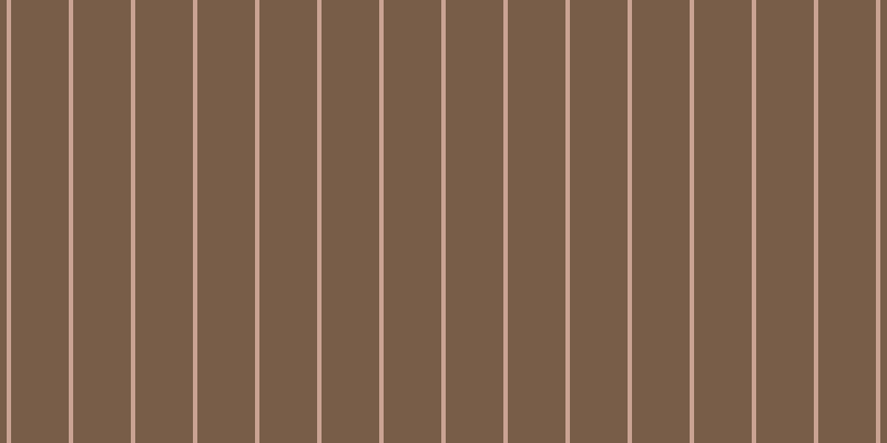 #4e280c (75%), #caa393 vertical lines, four pixels wide, fifty-two pixels apart