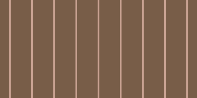 #4e280c (75%), #caa393 vertical lines, seven pixels wide, eighty-three pixels apart
