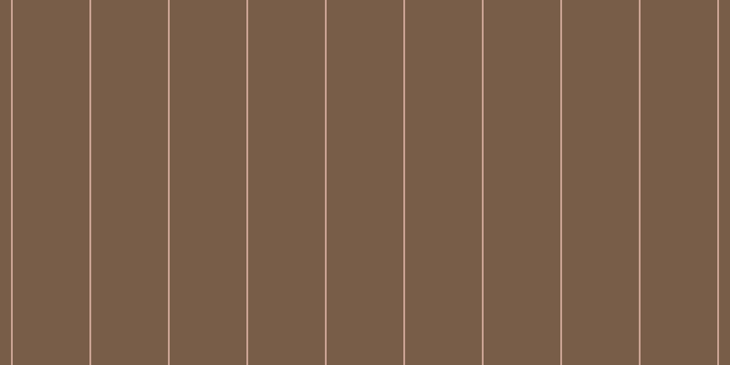 #4e280c (75%), #caa393 vertical lines, two pixels wide, eighty-four pixels apart