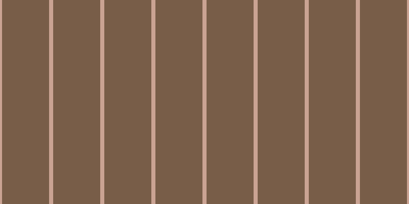 #4e280c (75%), #caa393 vertical lines, eight pixels wide, ninety-two pixels apart
