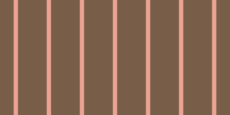 #4e280c (75%), #eba393 vertical lines, fifteen pixels wide, one hundred pixels apart