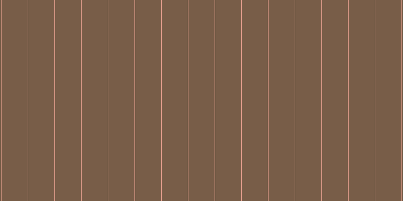 #4e280c (75%), #eba393 vertical lines, one pixels wide, fifty-two pixels apart