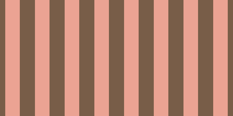#4e280c (75%), #eba393 vertical lines, fifty pixels wide, fifty-two pixels apart