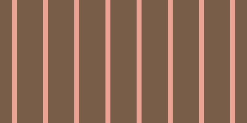 #4e280c (75%), #eba393 vertical lines, sixteen pixels wide, eighty-five pixels apart