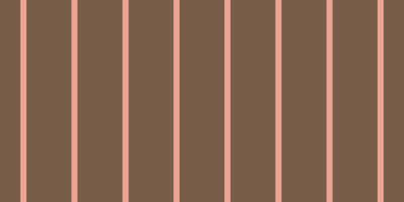 #4e280c (75%), #eba393 vertical lines, twelve pixels wide, eighty-nine pixels apart