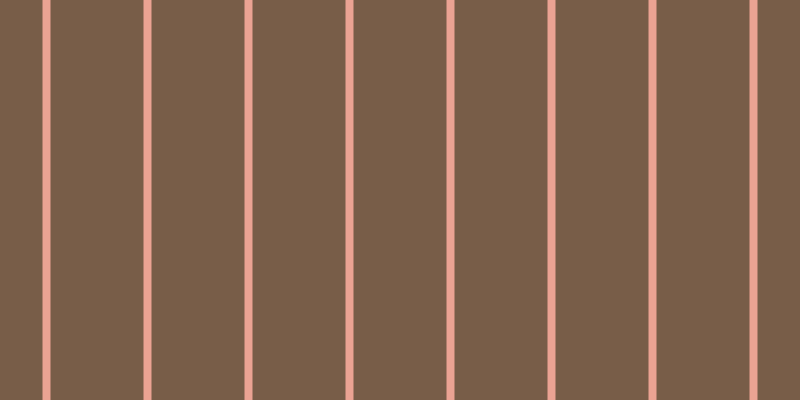 #4e280c (75%), #eba393 vertical lines, eight pixels wide, ninety-three pixels apart