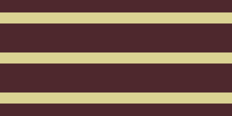 #4e282d, #dbd393 horizontal lines, thirty-eight pixels wide, one hundred pixels apart