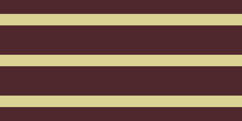 #4e282d, #dbd393 horizontal lines, thirty-eight pixels wide, ninety-seven pixels apart