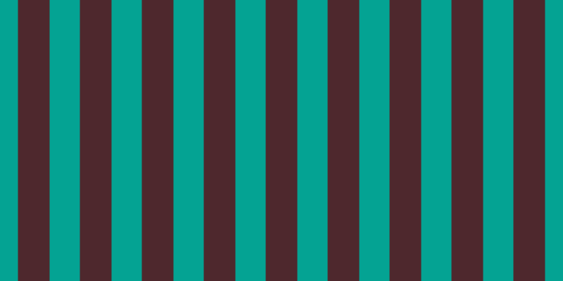 #4e282d, #04a393 vertical lines, forty-three pixels wide, forty-five pixels apart