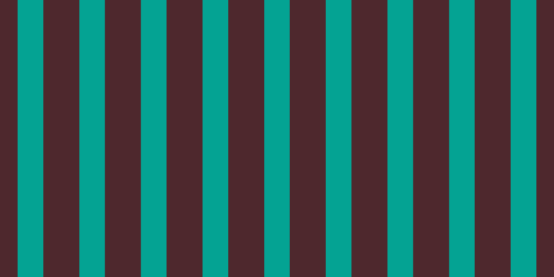 #4e282d, #04a393 vertical lines, thirty-seven pixels wide, fifty-two pixels apart