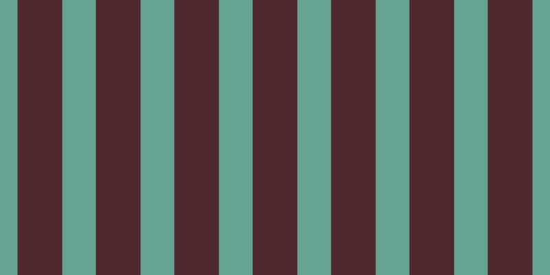 #4e282d, #67a393 vertical lines, forty-nine pixels wide, sixty-five pixels apart