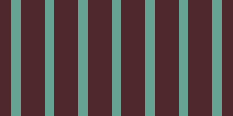 #4e282d, #67a393 vertical lines, thirty-two pixels wide, eighty-three pixels apart
