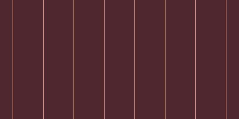 #4e282d, #eba393 vertical lines, two pixels wide, one hundred pixels apart