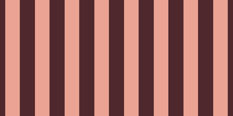 #4e282d, #eba393 vertical lines, fifty pixels wide, fifty-two pixels apart
