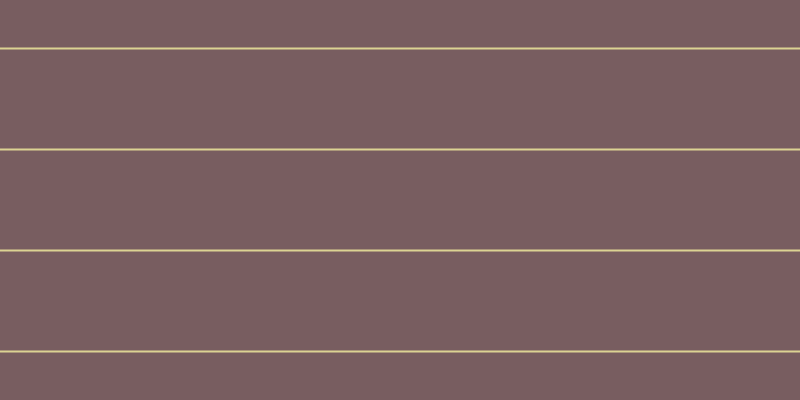 #4e282d (75%), #dbd393 horizontal lines, two pixels wide, ninety-nine pixels apart