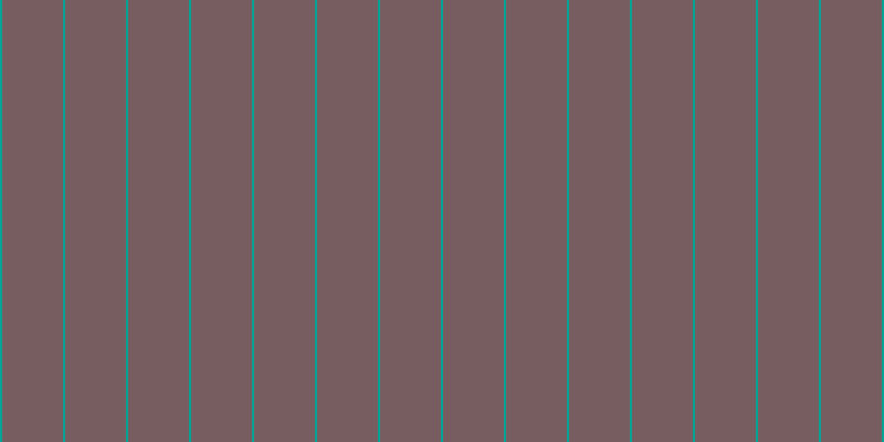 #4e282d (75%), #04a393 vertical lines, two pixels wide, fifty-five pixels apart