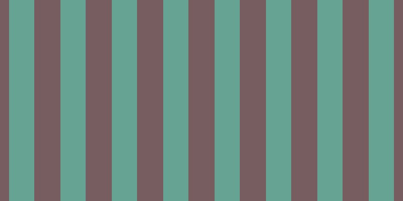 #4e282d (75%), #67a393 vertical lines, fifty pixels wide, fifty-two pixels apart