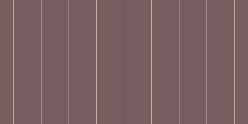 #4e282d (75%), #caa393 vertical lines, two pixels wide, eighty-seven pixels apart