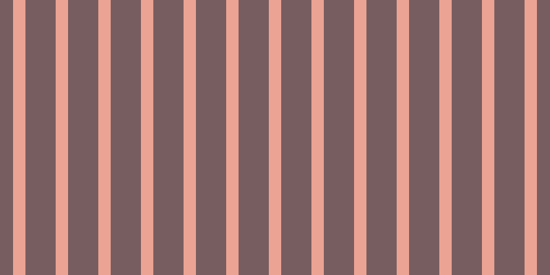 #4e282d (75%), #eba393 vertical lines, eighteen pixels wide, forty-four pixels apart