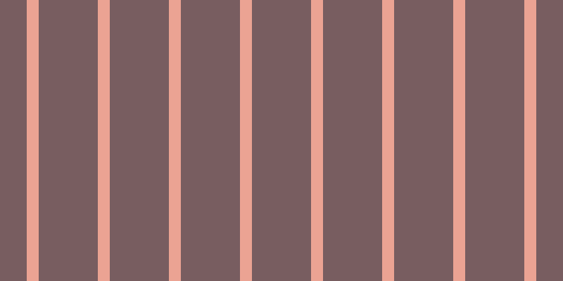 #4e282d (75%), #eba393 vertical lines, seventeen pixels wide, eighty-four pixels apart
