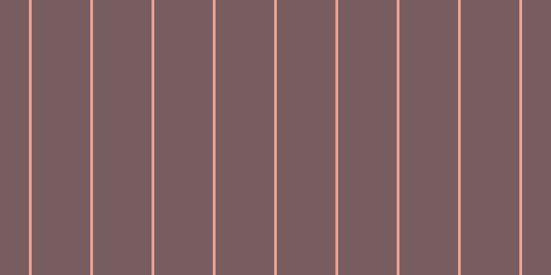 #4e282d (75%), #eba393 vertical lines, four pixels wide, eighty-five pixels apart