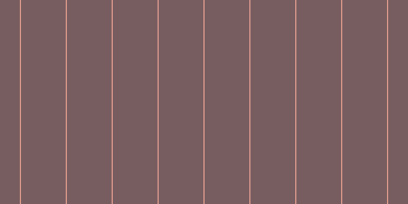#4e282d (75%), #eba393 vertical lines, two pixels wide, eighty-eight pixels apart
