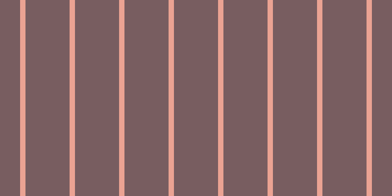 #4e282d (75%), #eba393 vertical lines, eleven pixels wide, ninety pixels apart