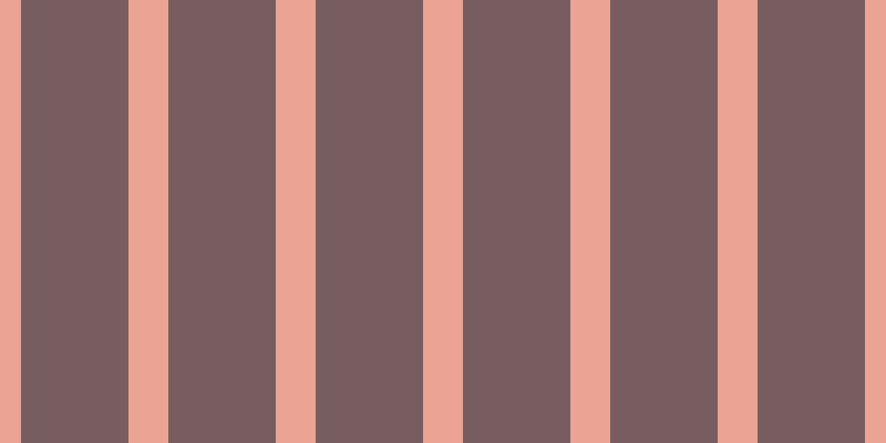 #4e282d (75%), #eba393 vertical lines, thirty-six pixels wide, ninety-seven pixels apart