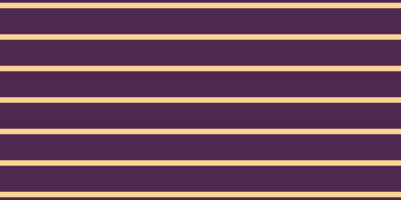 #4e284e, #fcd393 horizontal lines, eleven pixels wide, fifty-two pixels apart